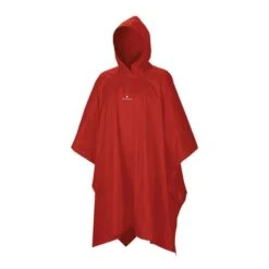 Mantella Impermeabile Ferrino R-Cloak Rosso Granata