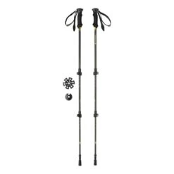 Bastoni Ferrino Kailash 135 Cm Nero Giallo (paio)