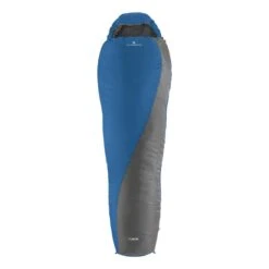 Sacco A Pelo Ferrino Yukon Plus +4C Zip Sinistra Grigio Blu