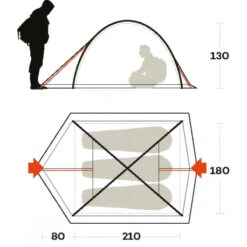 Ferrino Tenda Kalahari 3 7 Ferrino Tenda Kalahari 3 -Ferrino tenda ferrino kalahari 3 due ingressi areata comoda vacanze mare 3